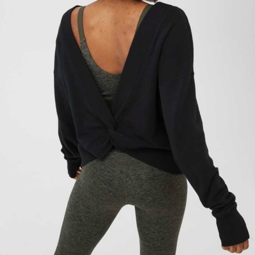 Aerie Offline Twist Back Sweatshirt